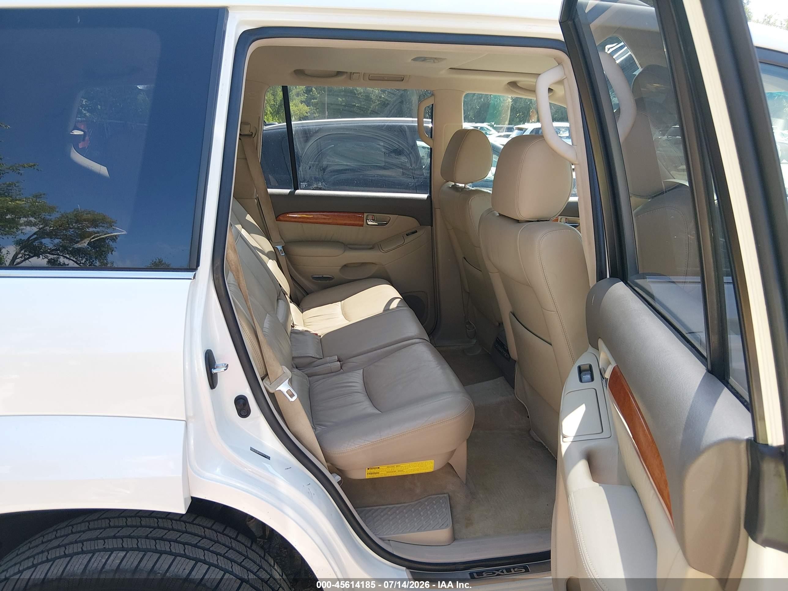 2007 Lexus Gx 470   Белый vin: JTJBT20X270140356