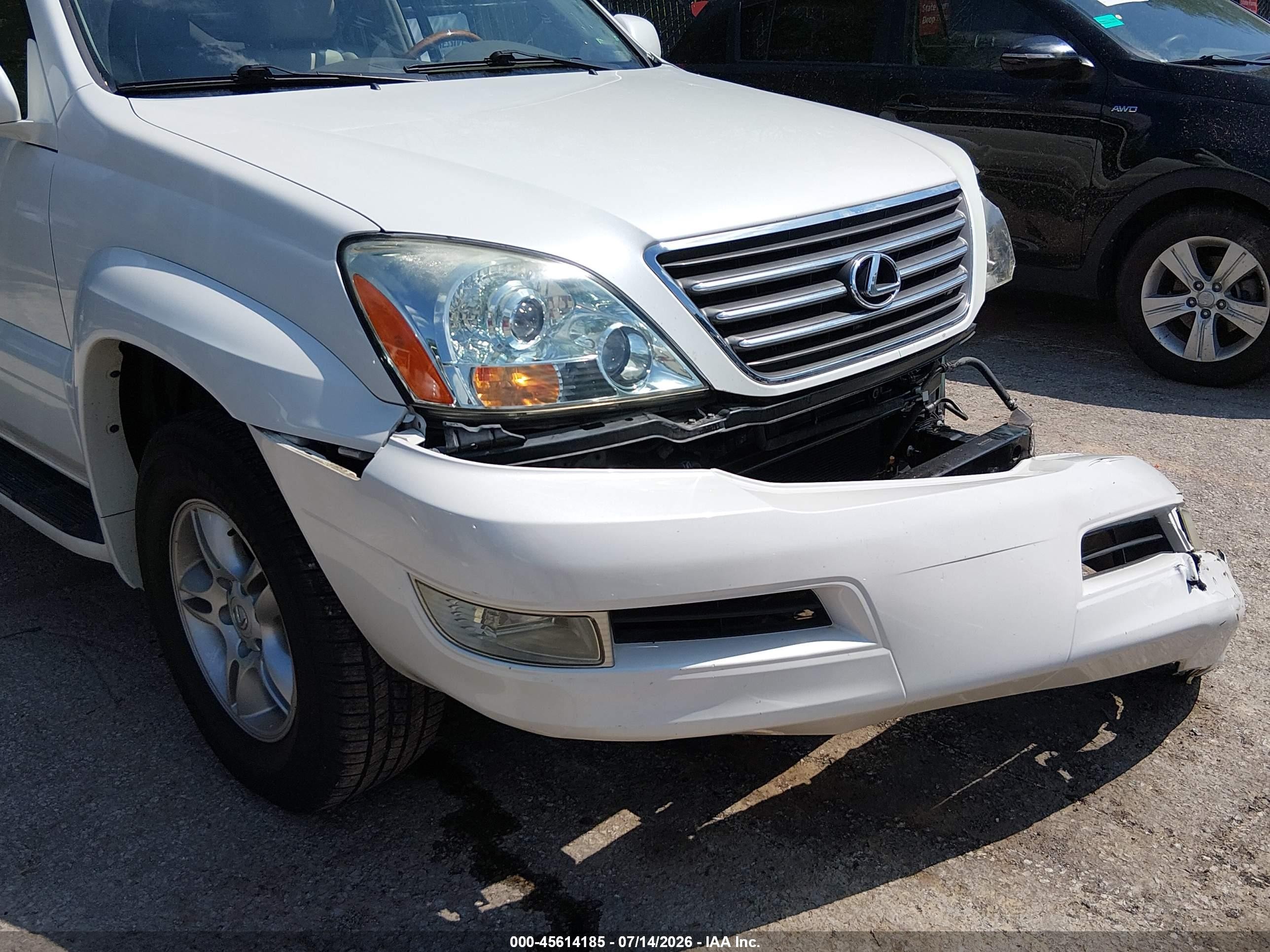 2007 Lexus Gx 470   Белый vin: JTJBT20X270140356