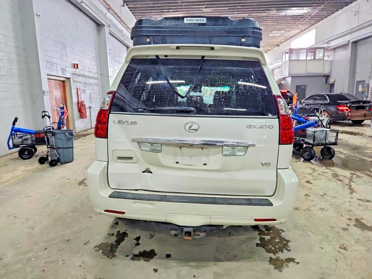2008 Lexus Gx 470 White vin: JTJBT20X280153092