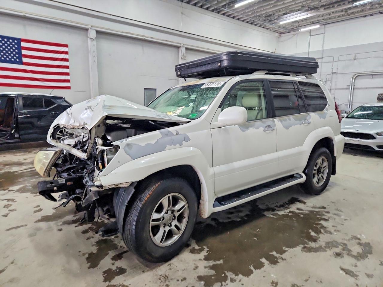 2008 Lexus Gx 470 White vin: JTJBT20X280153092