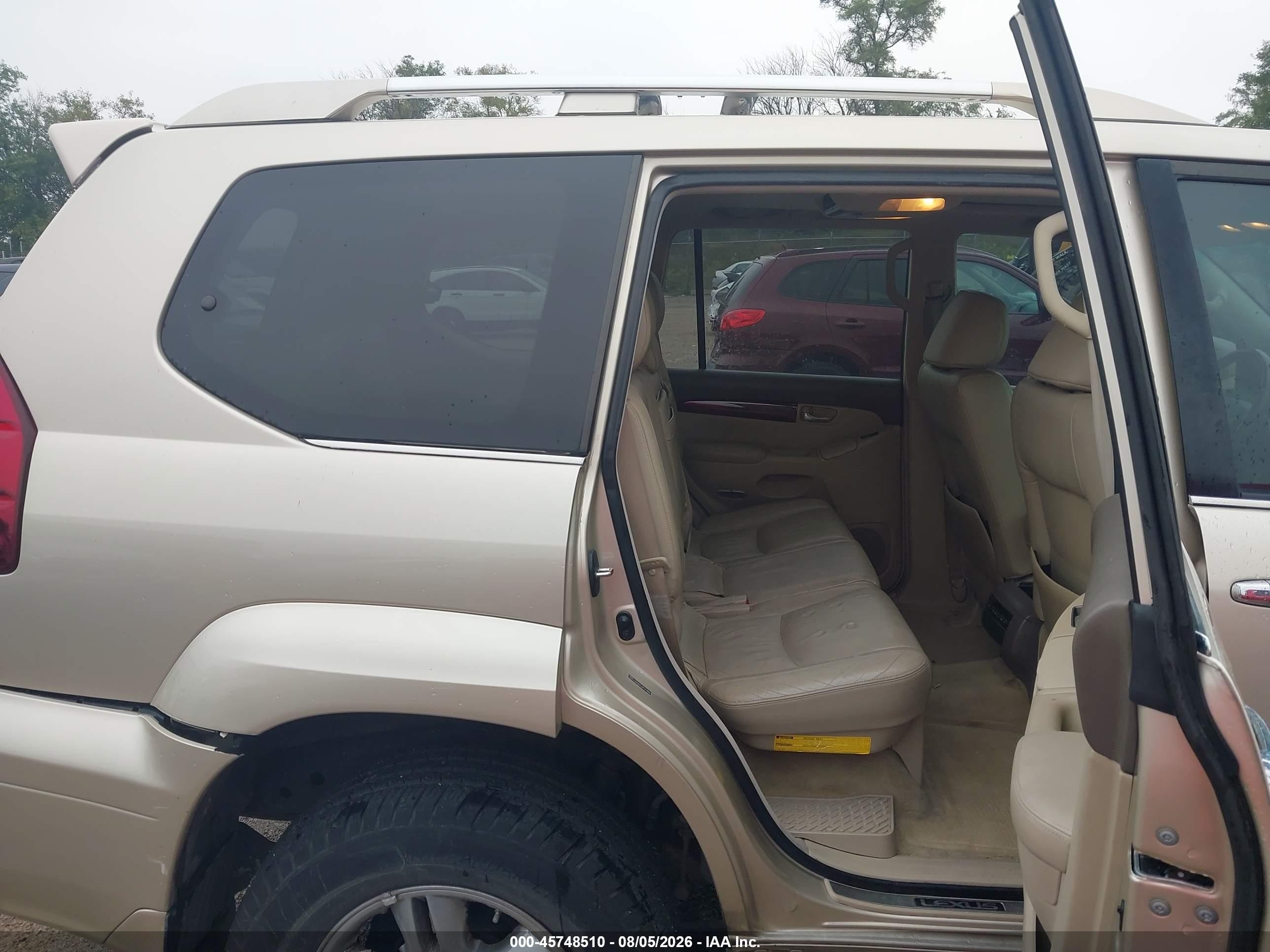 2008 Lexus Gx 470   Tan vin: JTJBT20X280156557