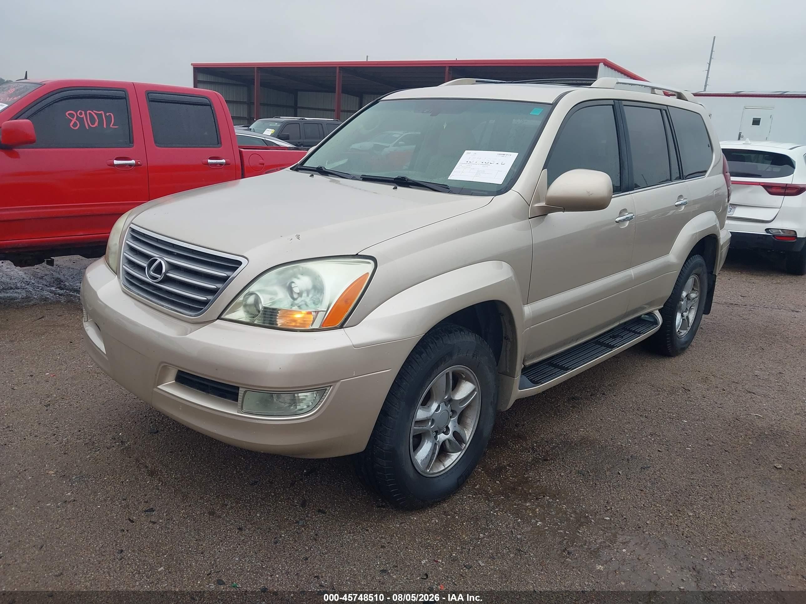 2008 Lexus Gx 470   Tan vin: JTJBT20X280156557