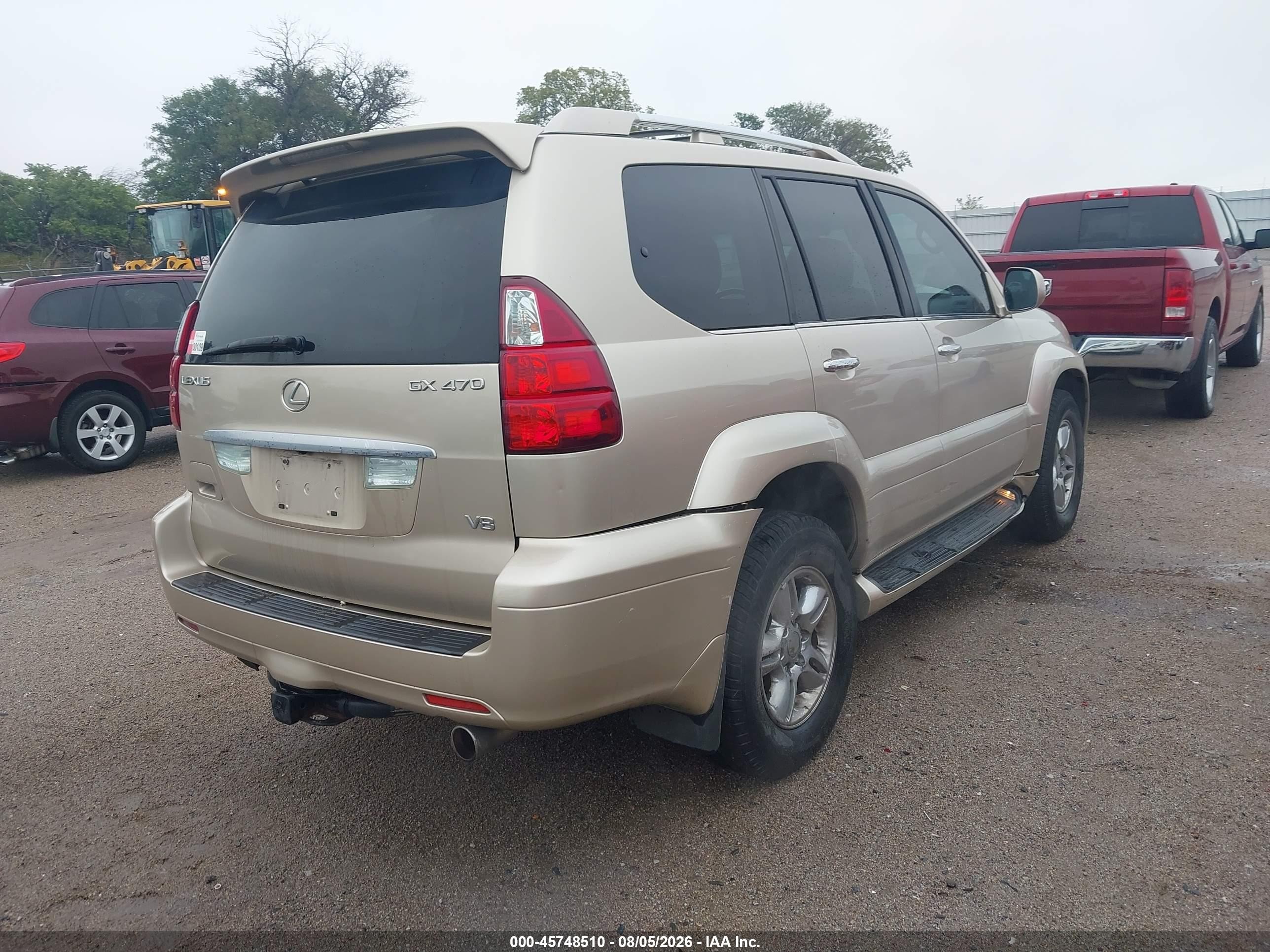 2008 Lexus Gx 470   Tan vin: JTJBT20X280156557