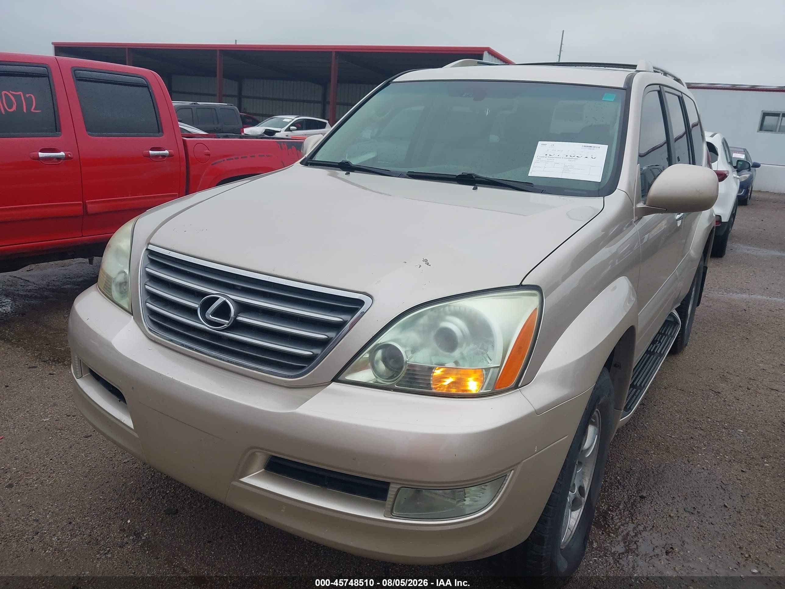 2008 Lexus Gx 470   Tan vin: JTJBT20X280156557