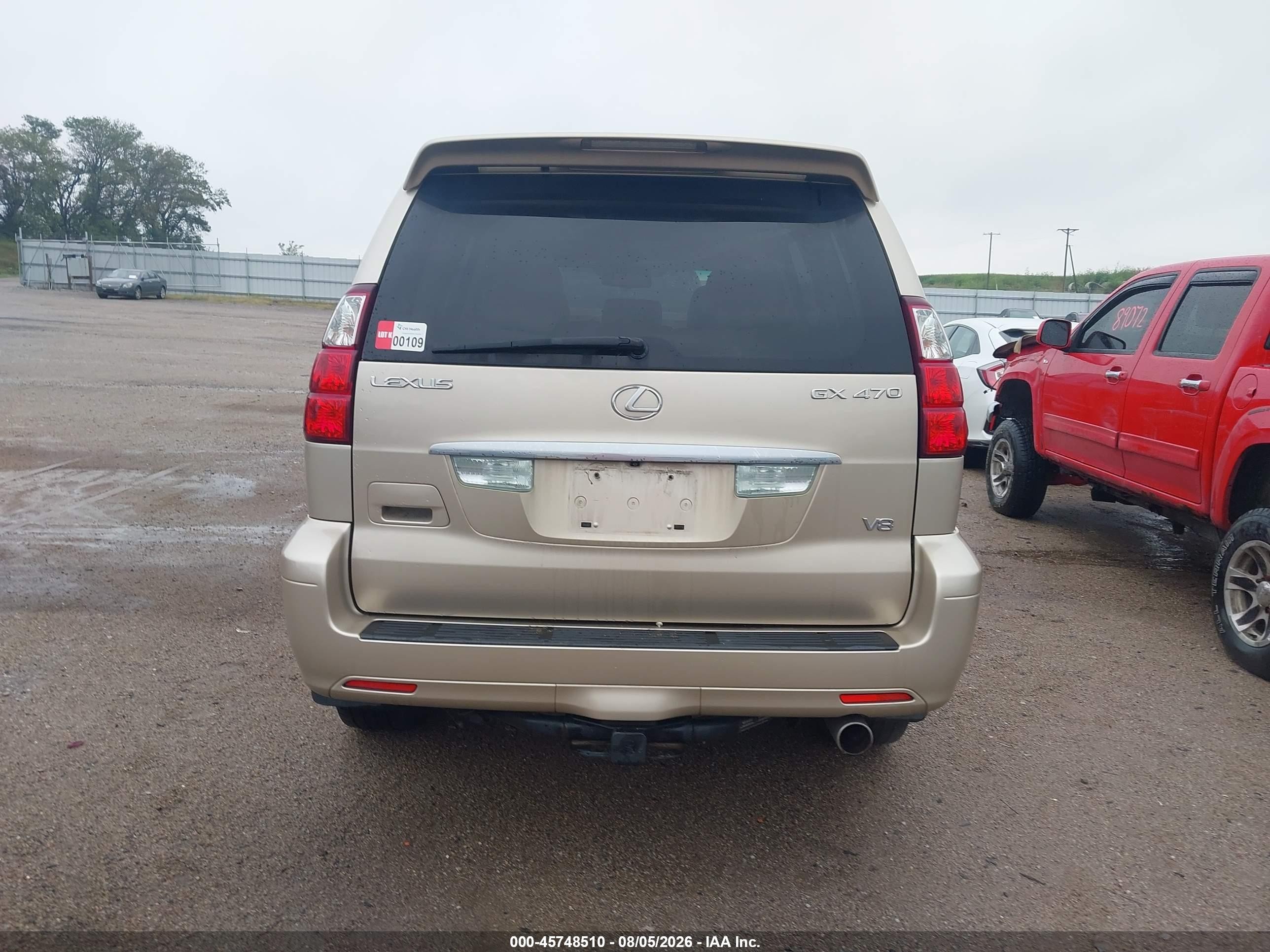 2008 Lexus Gx 470   Tan vin: JTJBT20X280156557