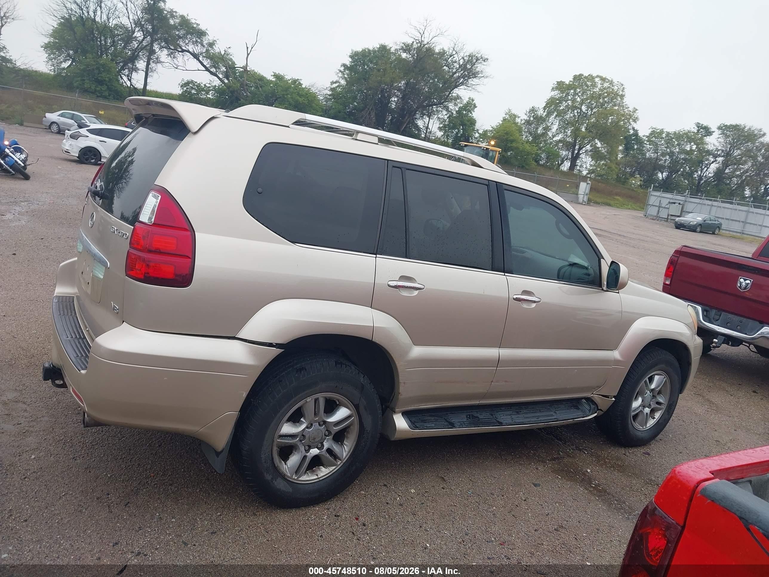 2008 Lexus Gx 470   Tan vin: JTJBT20X280156557