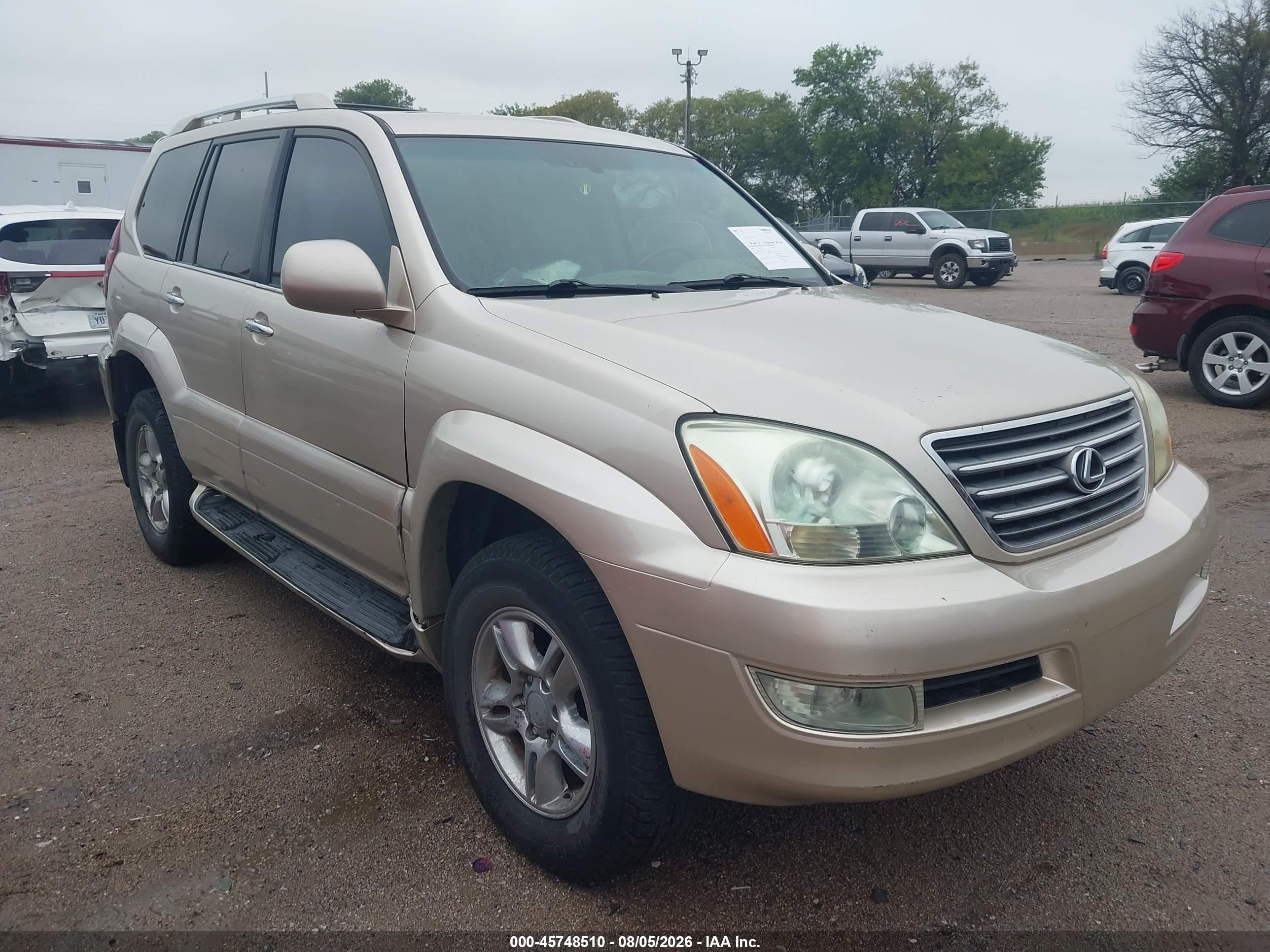 2008 Lexus Gx 470   Tan vin: JTJBT20X280156557