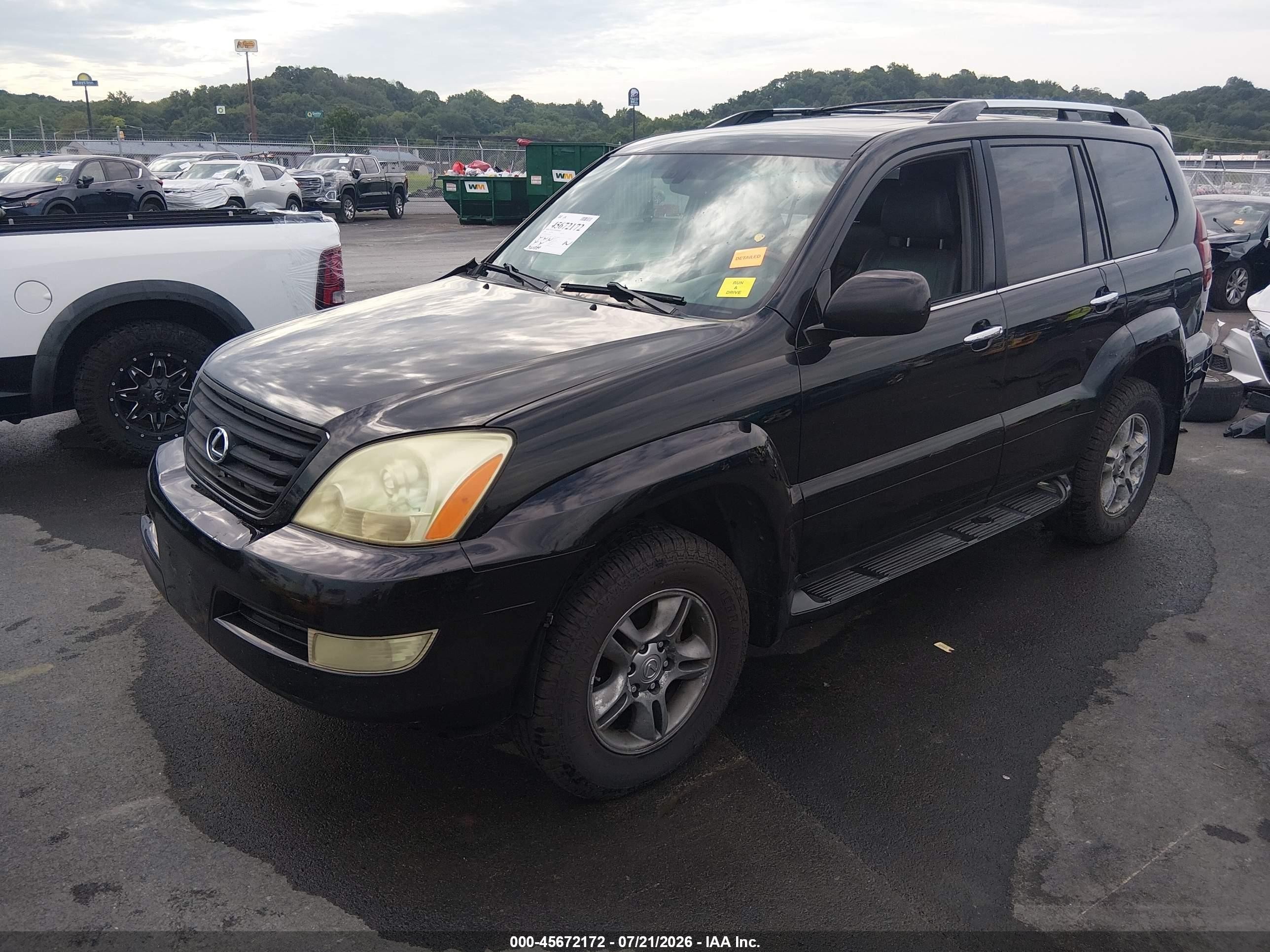 2008 Lexus Gx 470 Black vin: JTJBT20X280160480