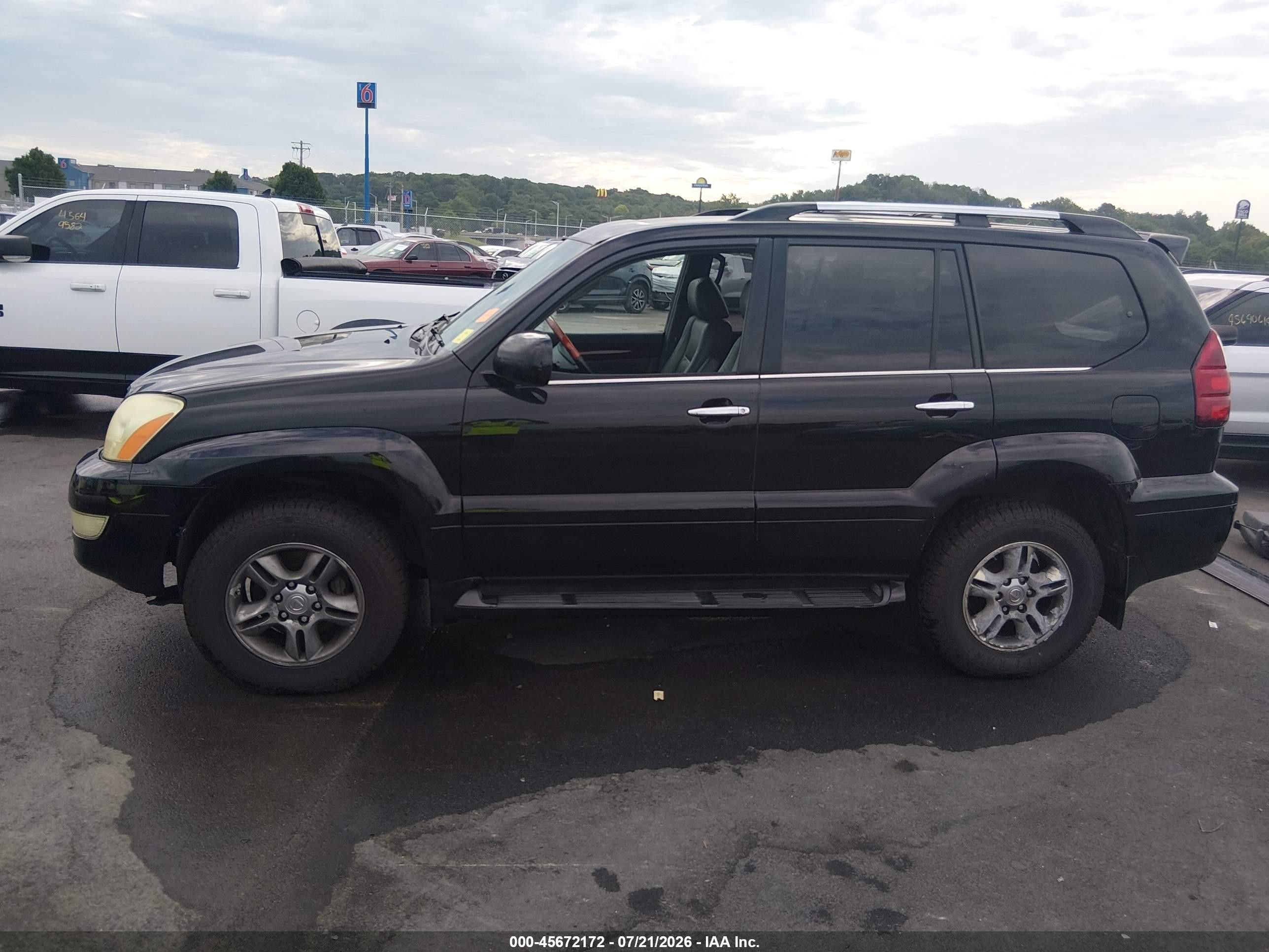 2008 Lexus Gx 470 Black vin: JTJBT20X280160480