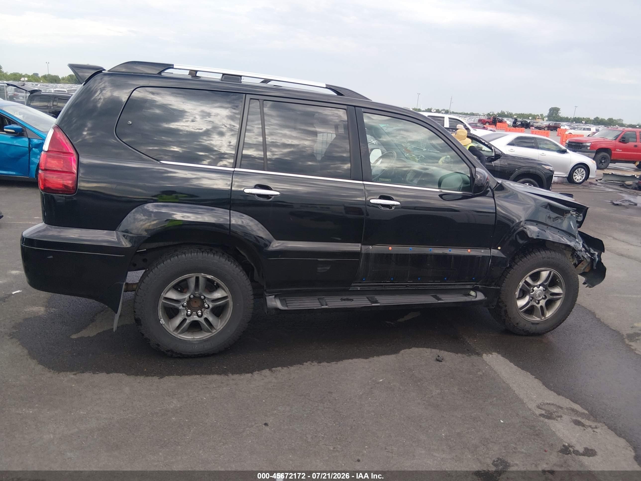 2008 Lexus Gx 470 Black vin: JTJBT20X280160480