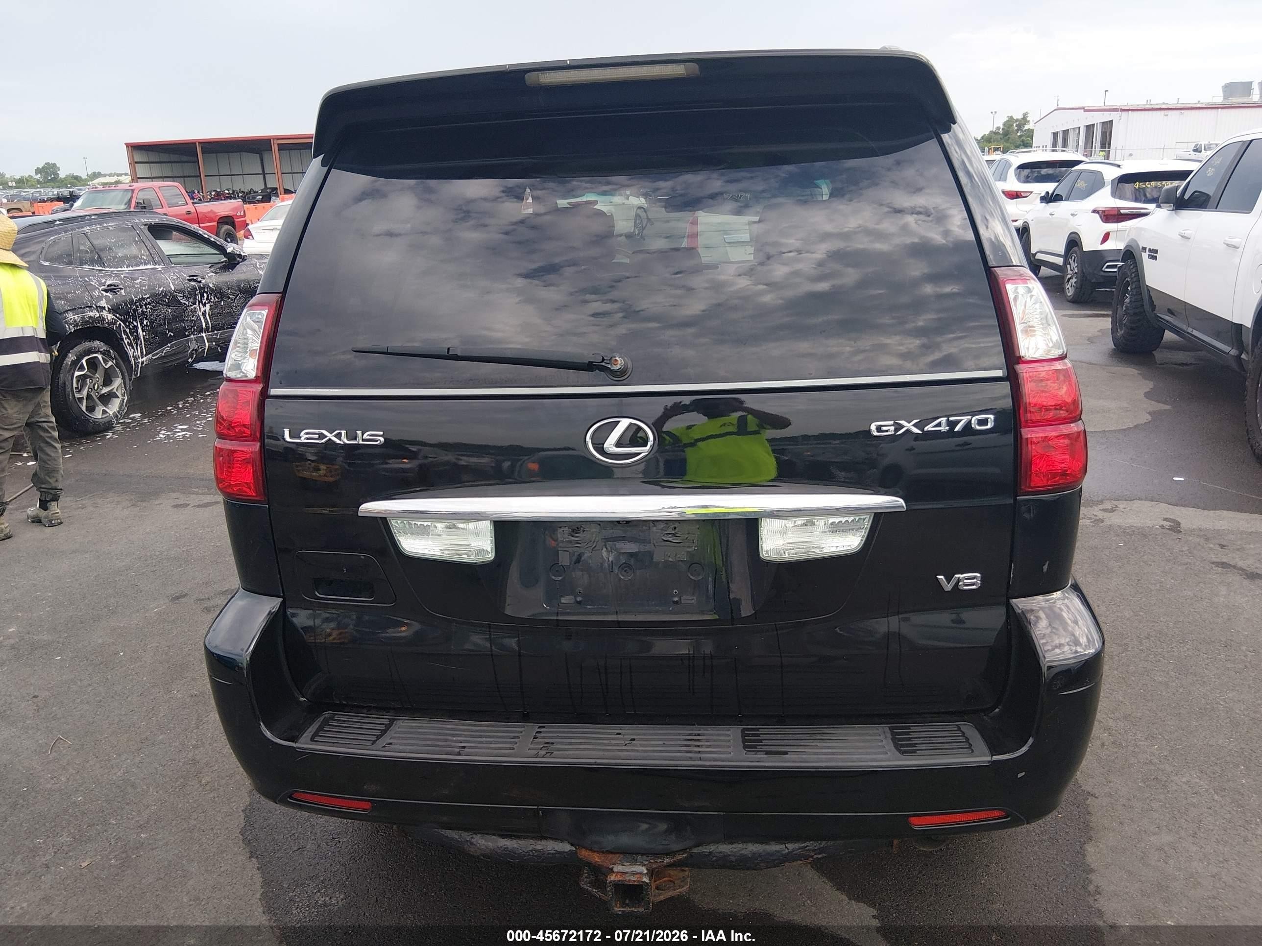 2008 Lexus Gx 470 Black vin: JTJBT20X280160480