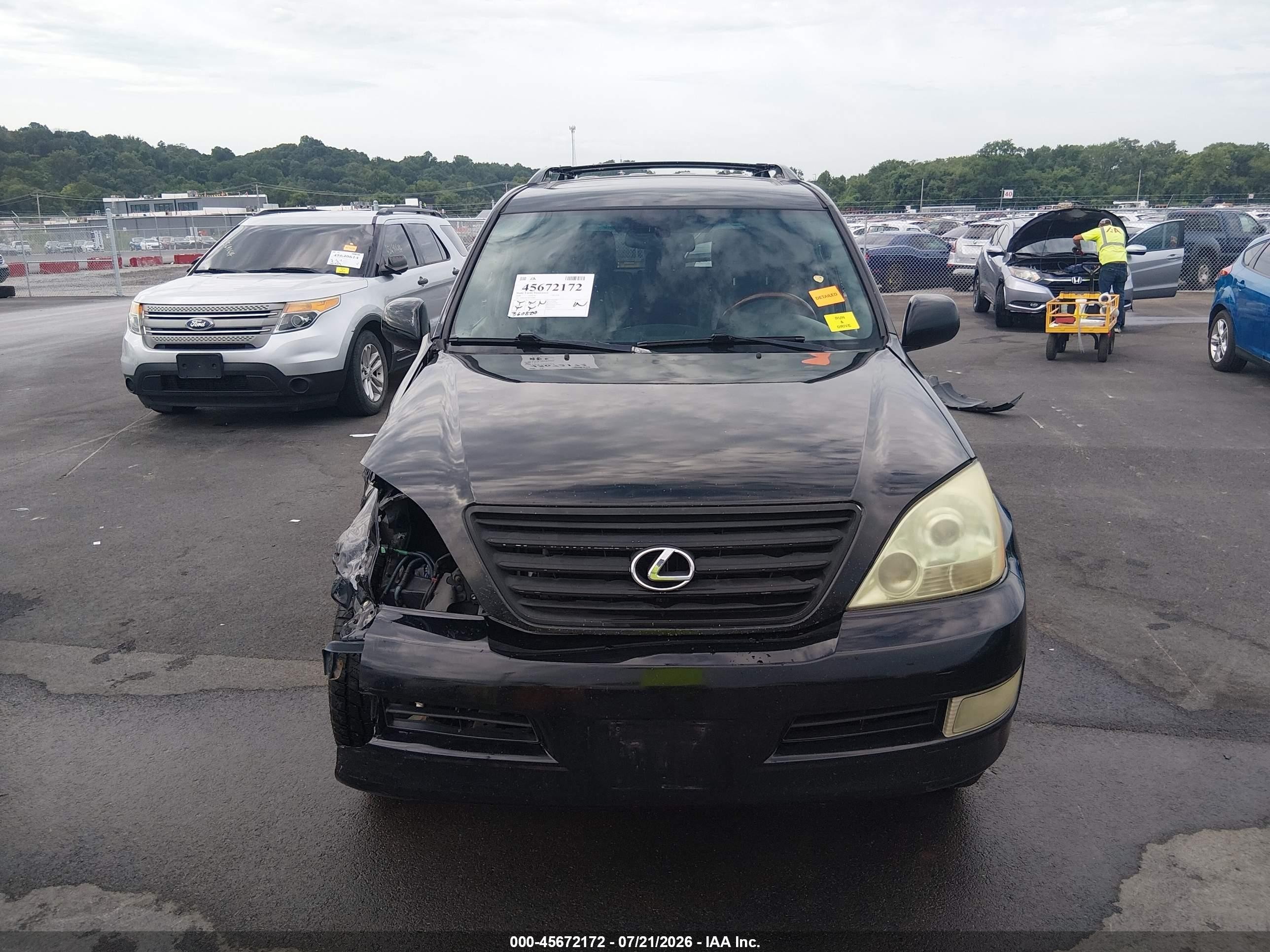 2008 Lexus Gx 470 Black vin: JTJBT20X280160480