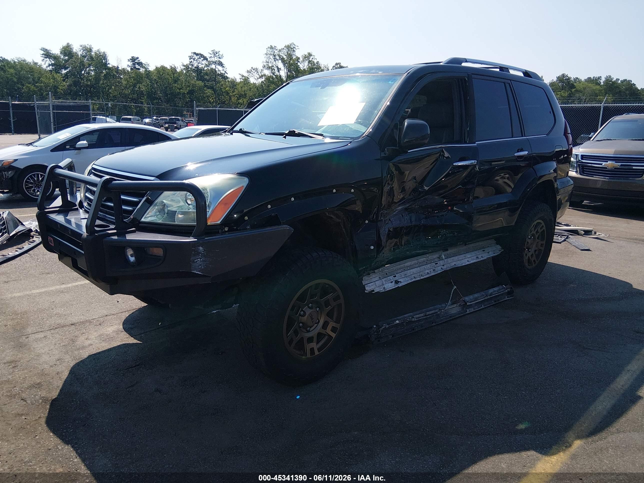2009 Lexus Gx 470   Черный vin: JTJBT20X290175837