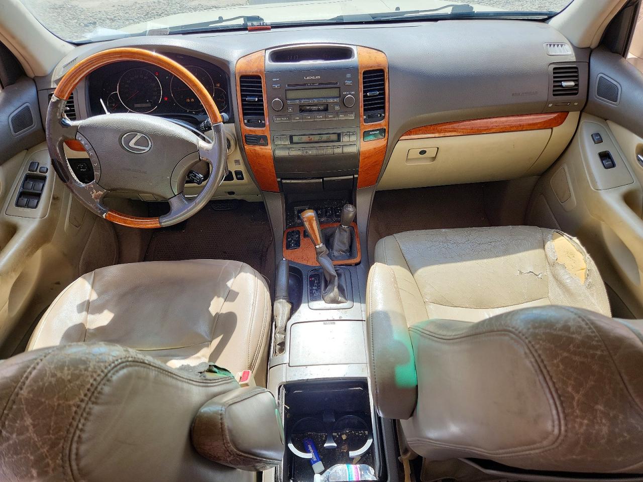 2003 Lexus Gx 470 Beige vin: JTJBT20X330006997