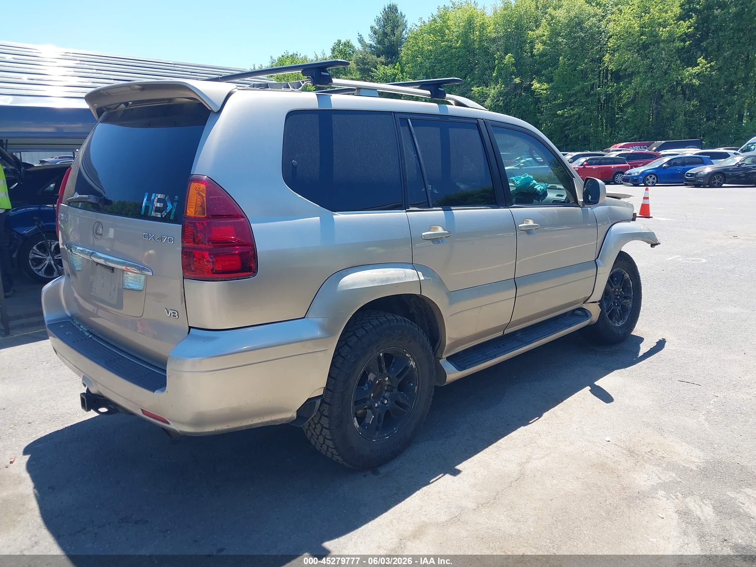 2004 Lexus Gx 470   Бежевый vin: JTJBT20X340024725
