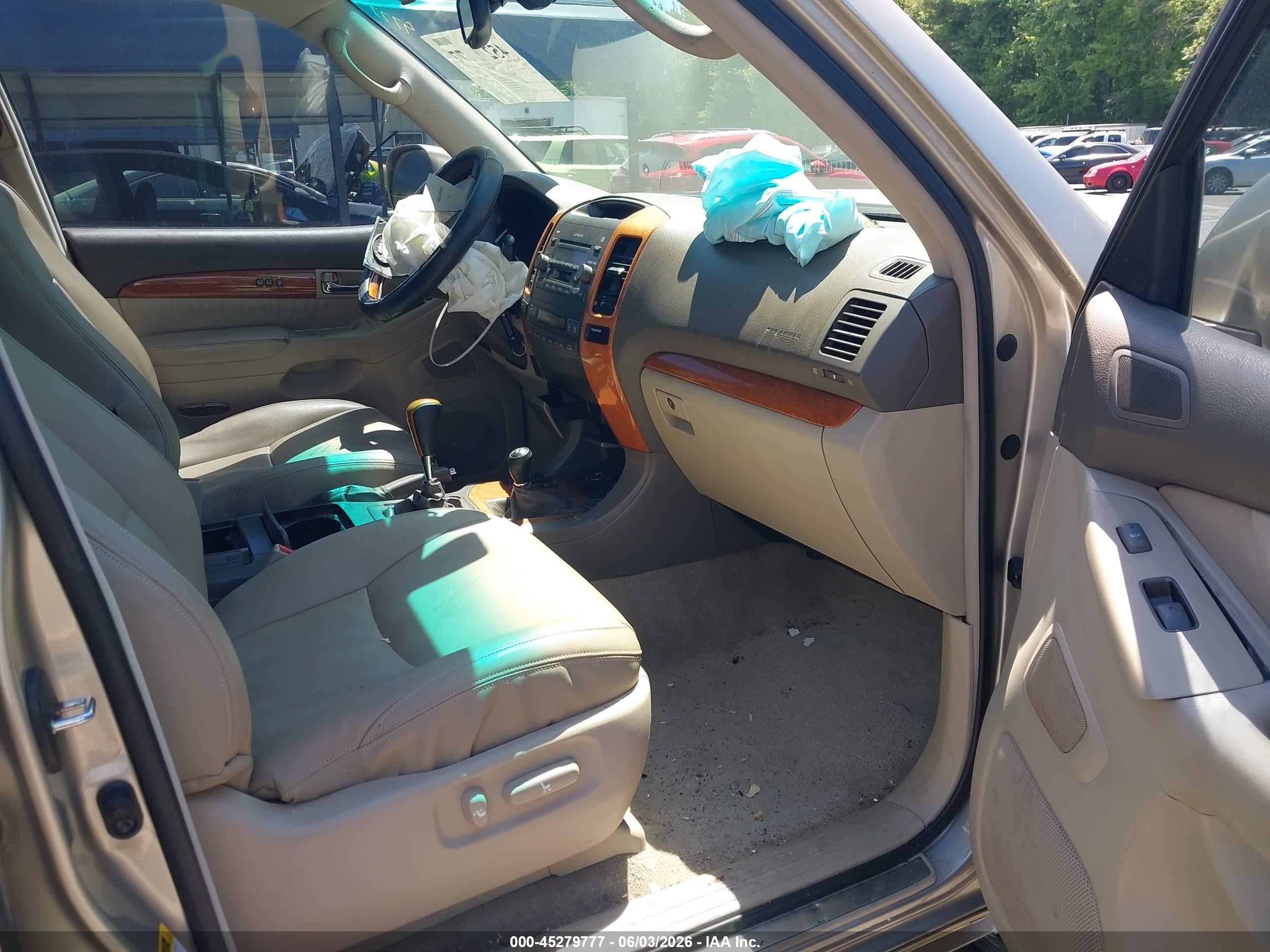 2004 Lexus Gx 470   Бежевый vin: JTJBT20X340024725
