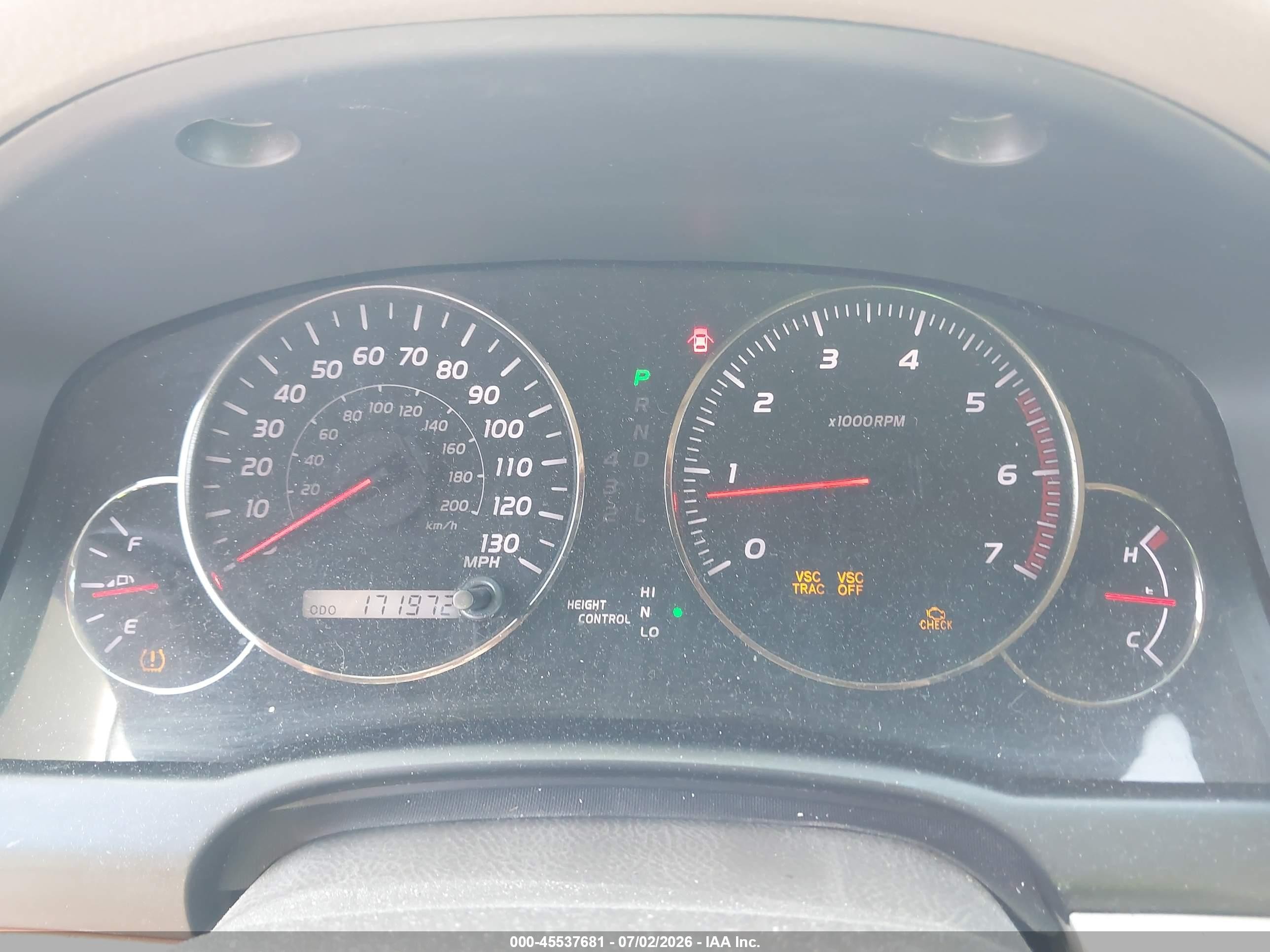 2004 Lexus Gx 470   Blue vin: JTJBT20X340042481