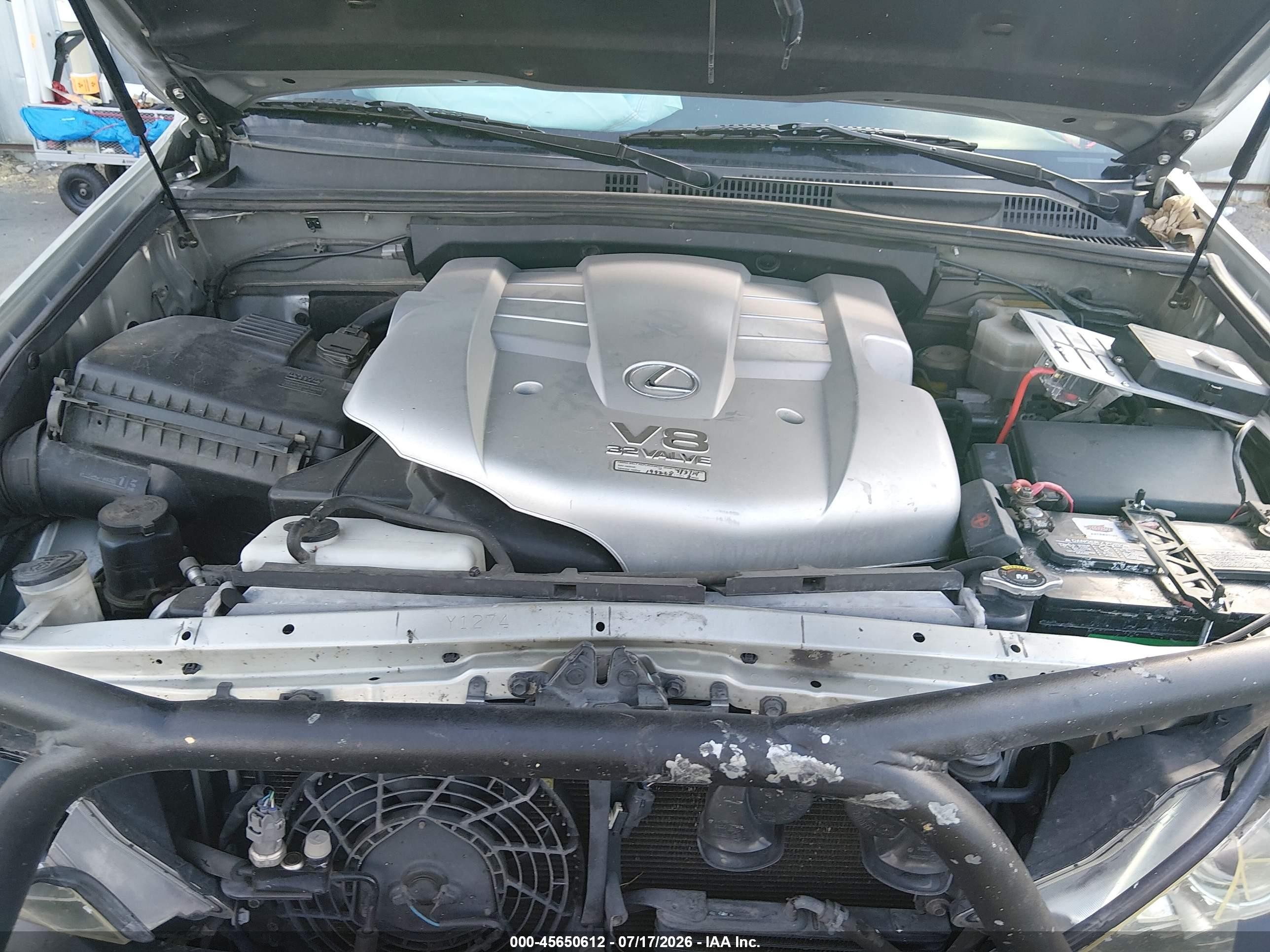 2004 Lexus Gx 470   Серебряный vin: JTJBT20X340064819