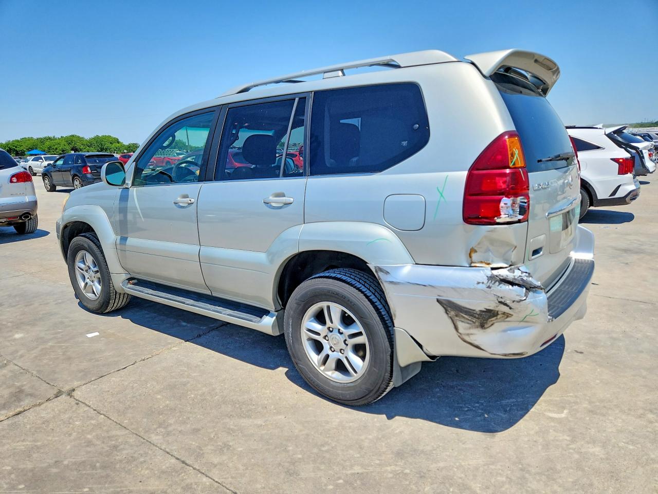 2005 Lexus Gx 470 Silver vin: JTJBT20X350077295