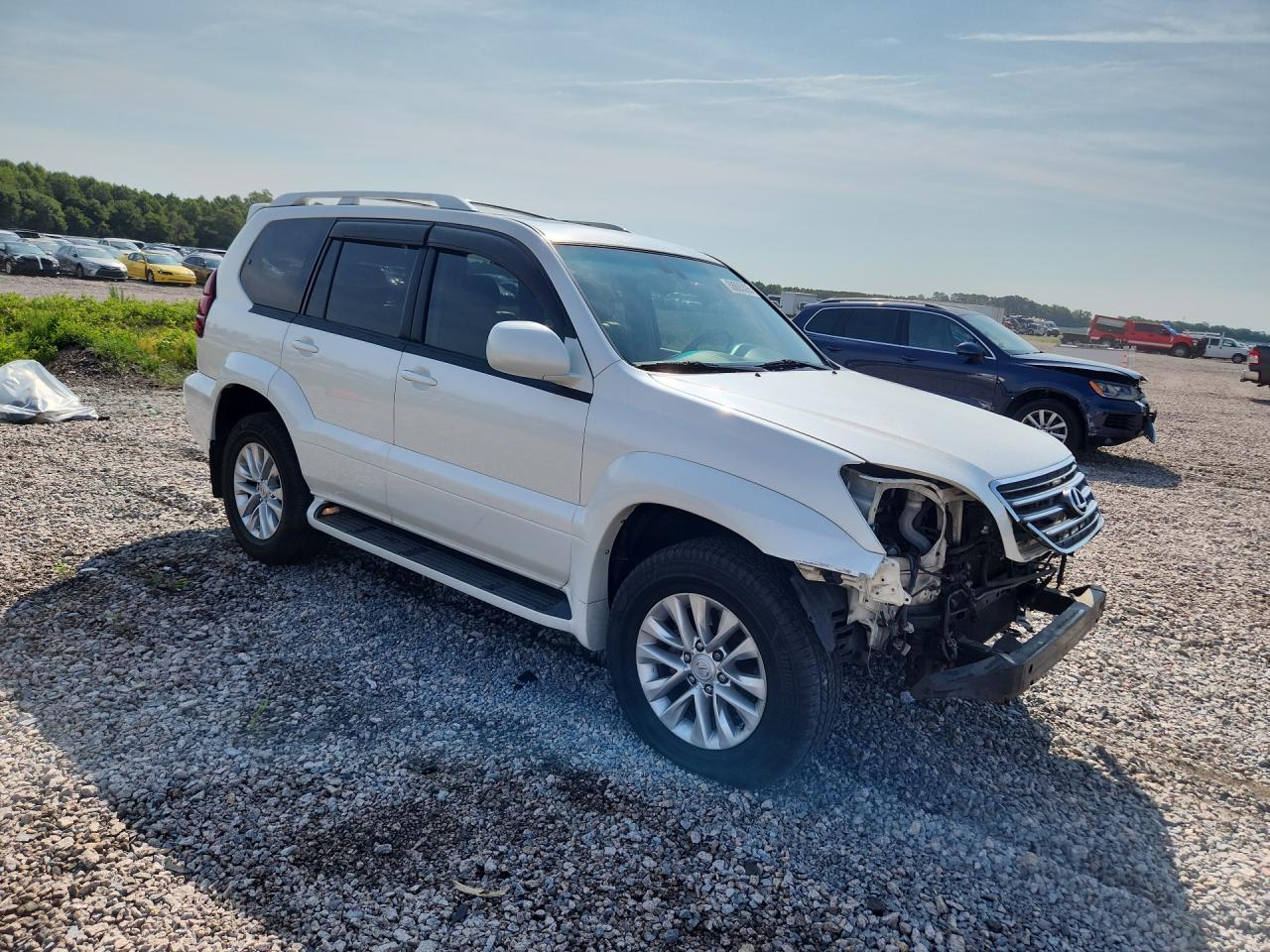 2005 Lexus Gx 470 White vin: JTJBT20X350081931