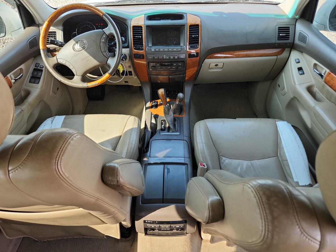 2005 Lexus Gx 470 White vin: JTJBT20X350081931