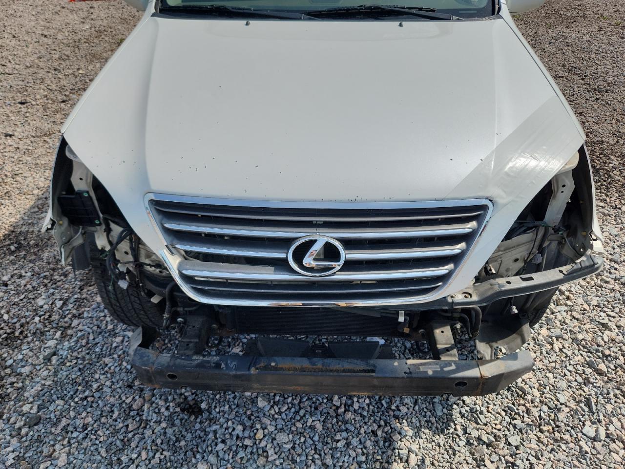 2005 Lexus Gx 470 White vin: JTJBT20X350081931