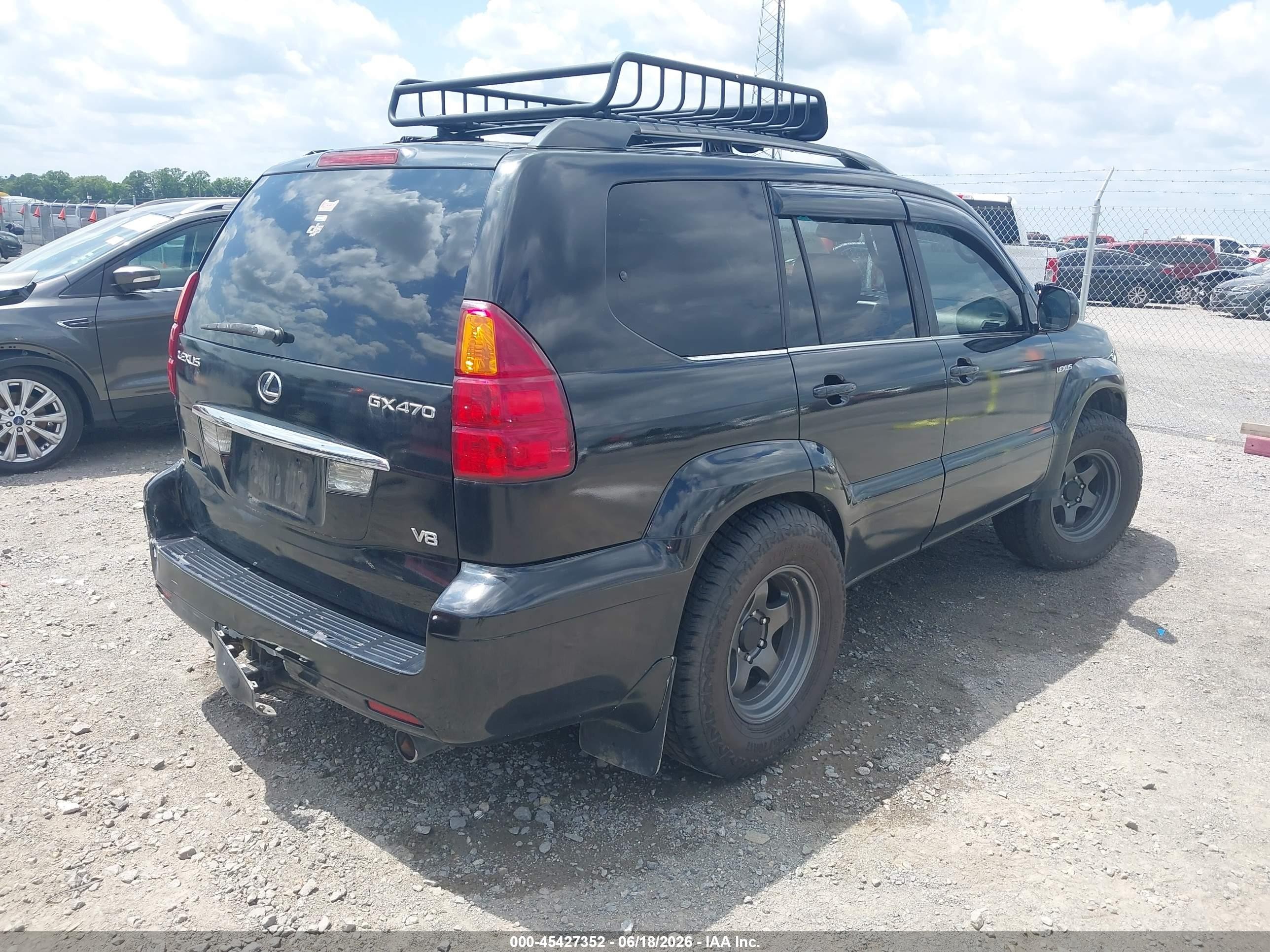 2005 Lexus Gx 470   Black vin: JTJBT20X350095585