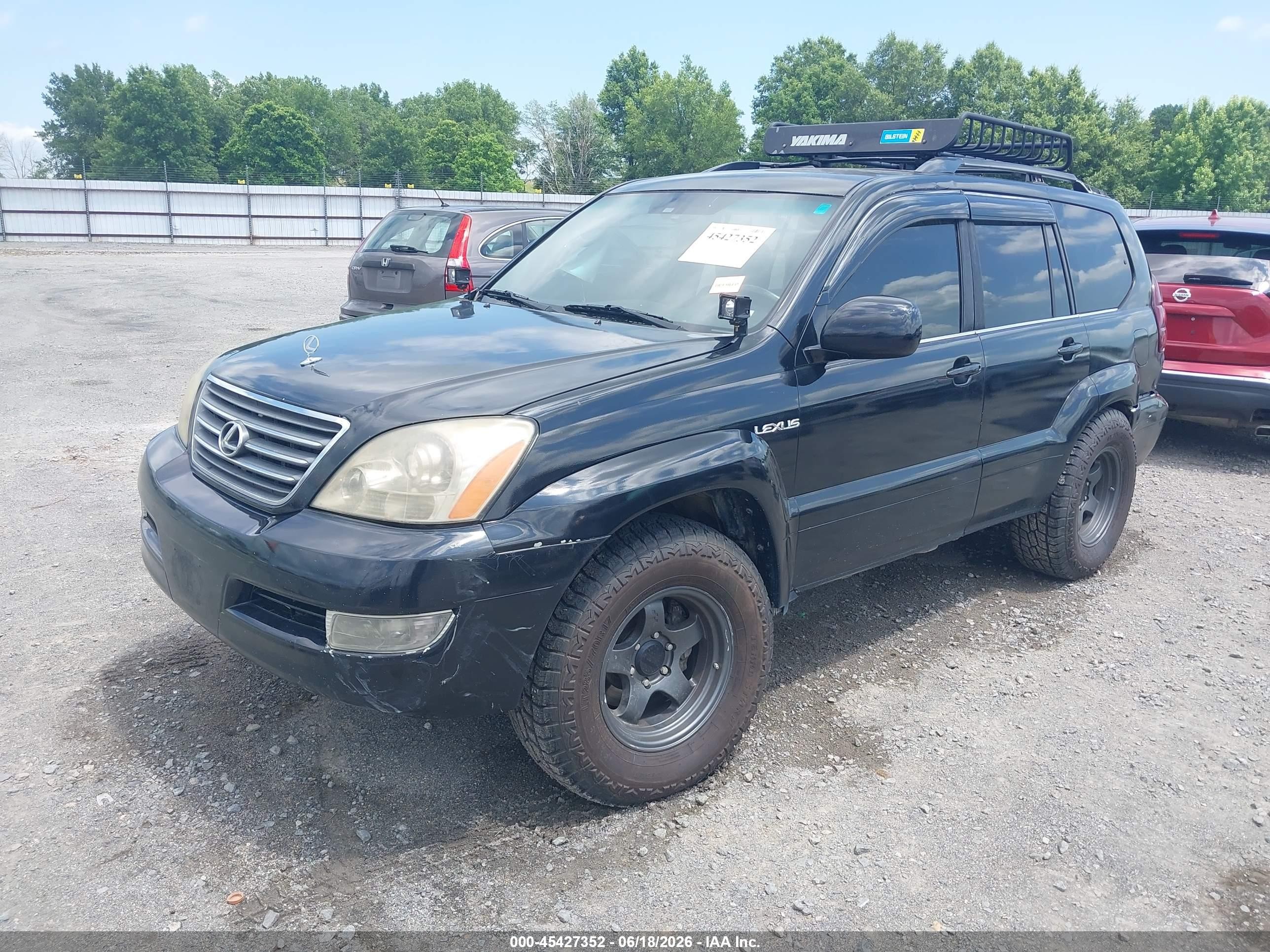 2005 Lexus Gx 470   Black vin: JTJBT20X350095585