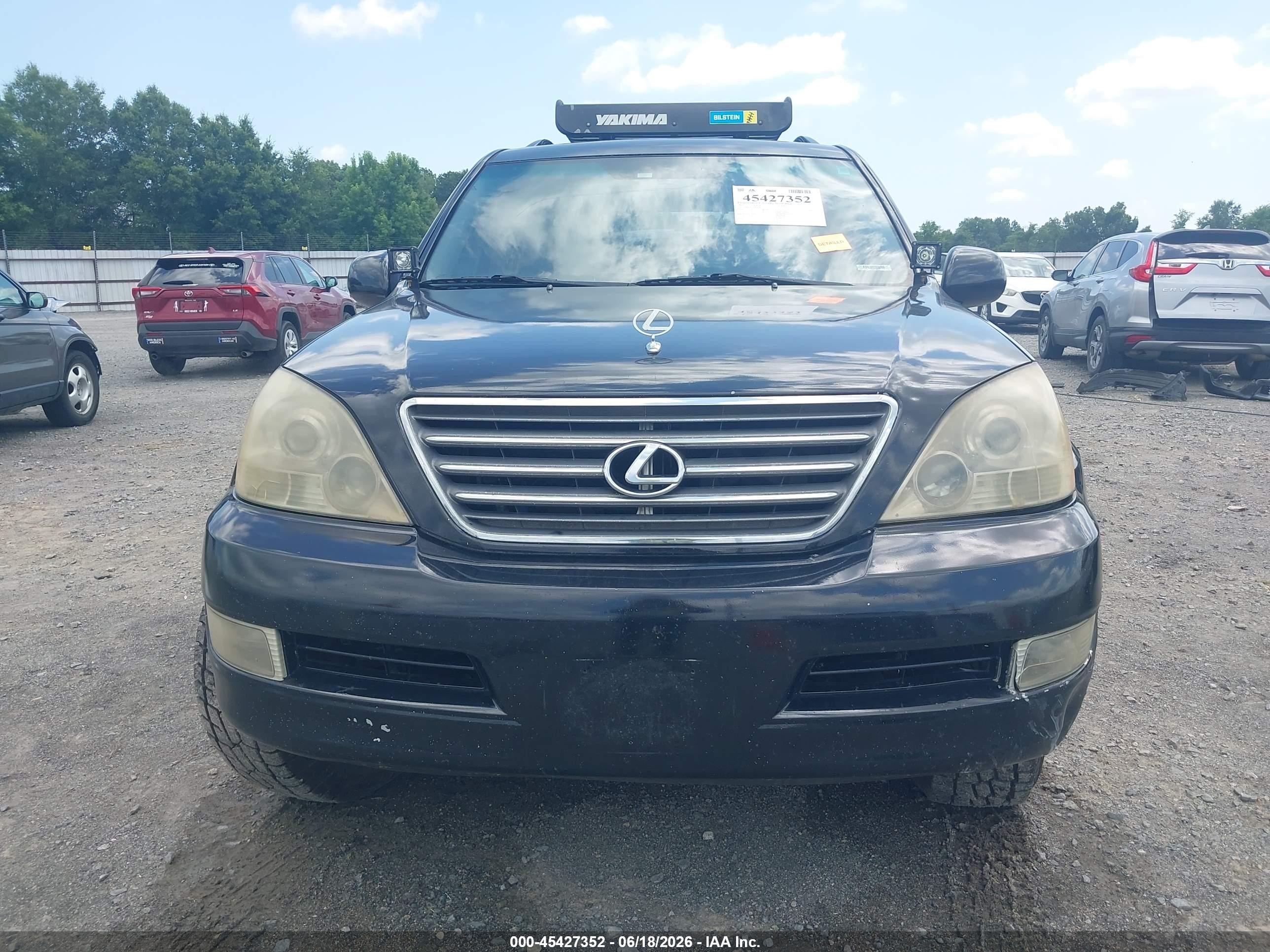 2005 Lexus Gx 470   Black vin: JTJBT20X350095585