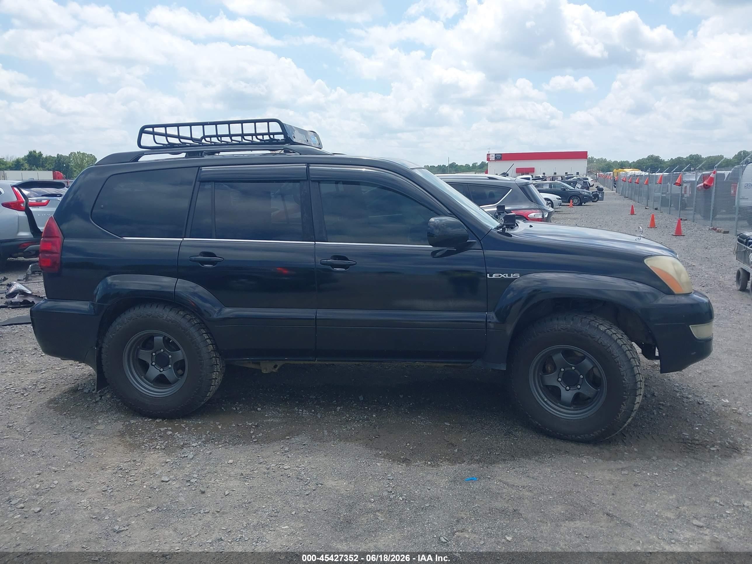 2005 Lexus Gx 470   Black vin: JTJBT20X350095585