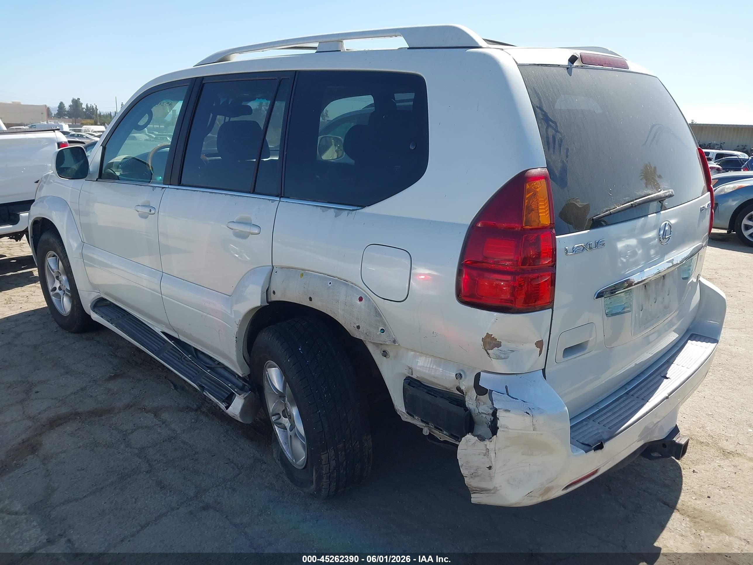 2006 Lexus Gx 470   Белый vin: JTJBT20X360096575