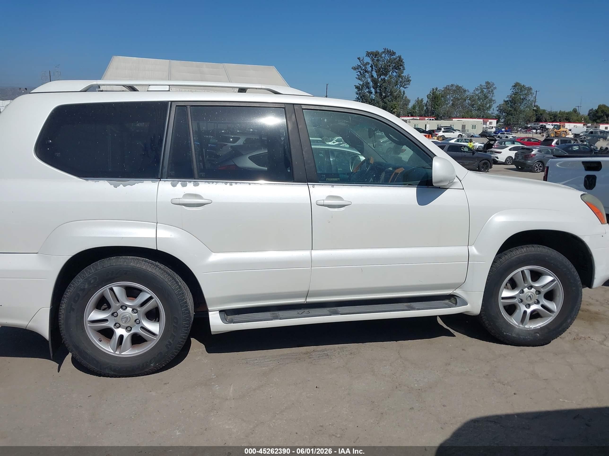 2006 Lexus Gx 470   Белый vin: JTJBT20X360096575