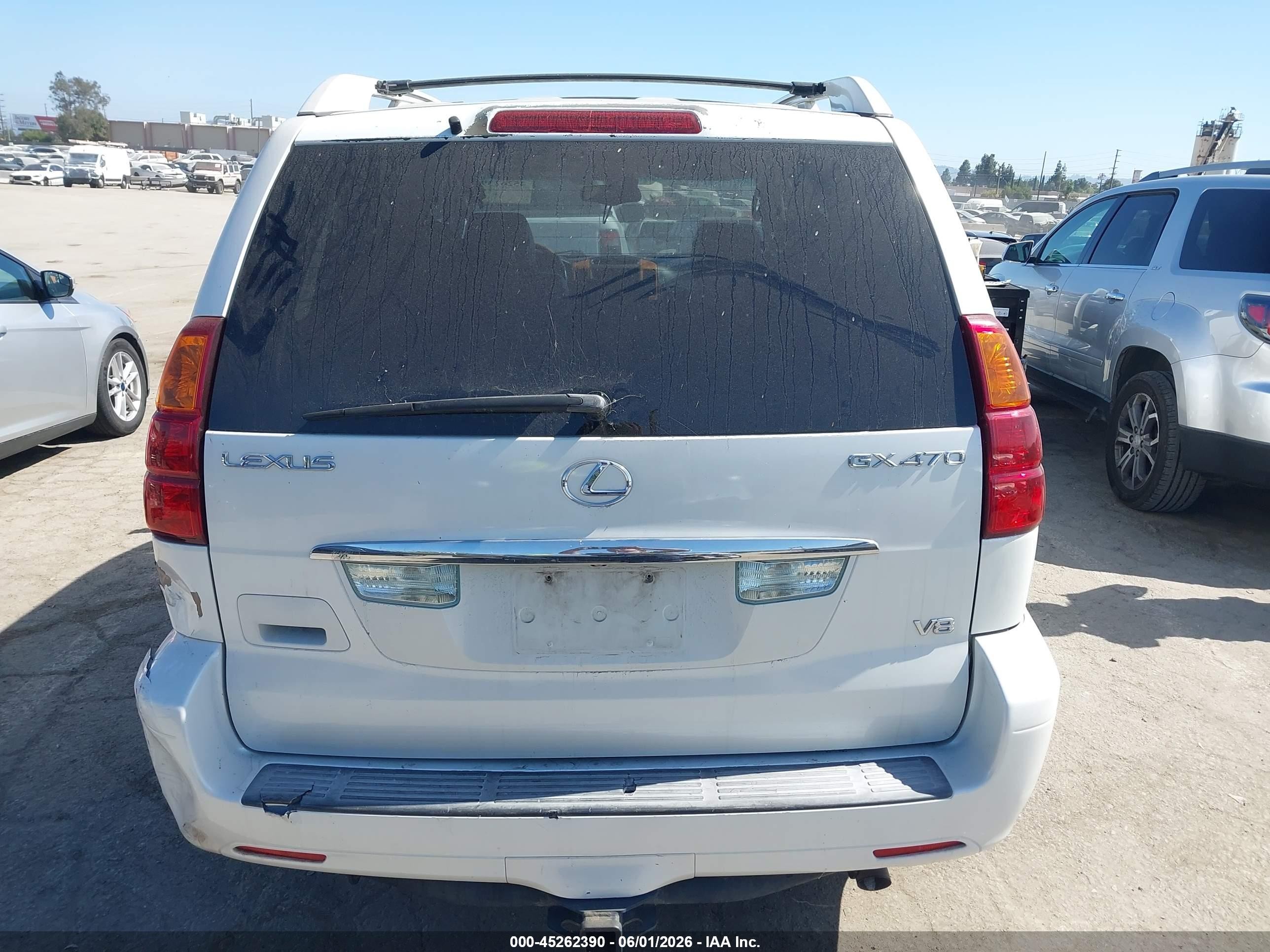2006 Lexus Gx 470   Белый vin: JTJBT20X360096575