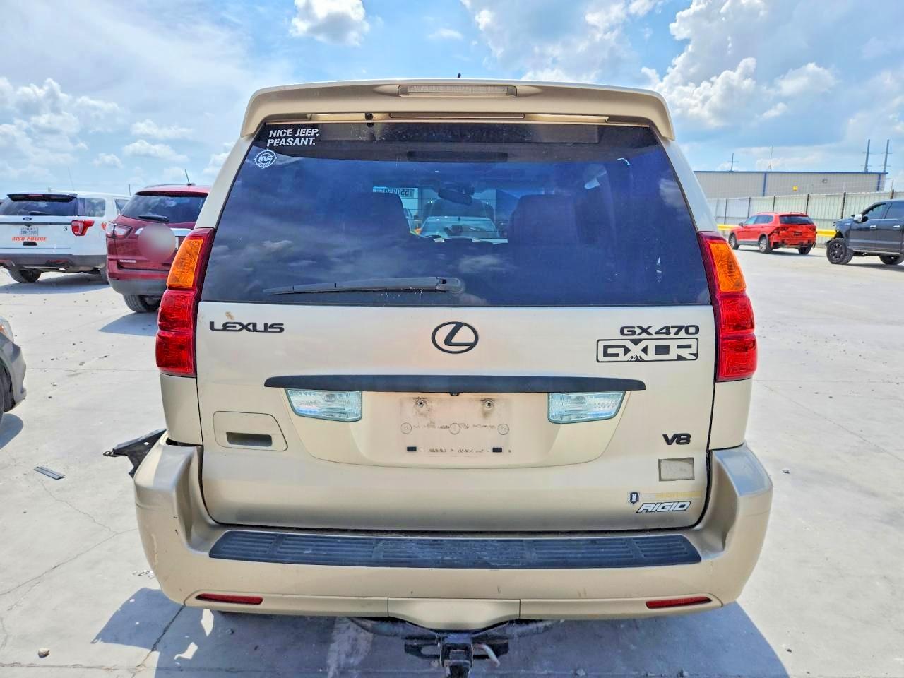 2007 Lexus Gx 470 Beige vin: JTJBT20X370141676