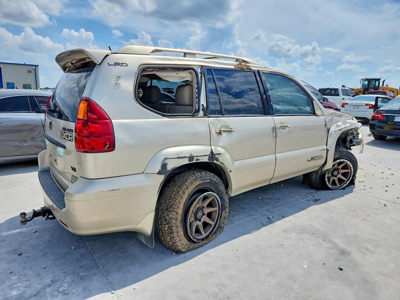 2007 Lexus Gx 470 Beige vin: JTJBT20X370141676