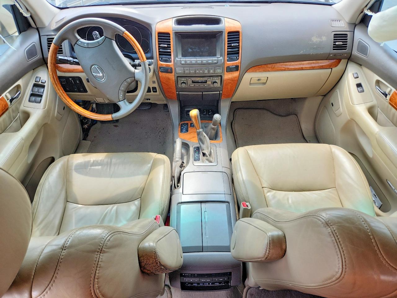 2007 Lexus Gx 470 Beige vin: JTJBT20X370141676