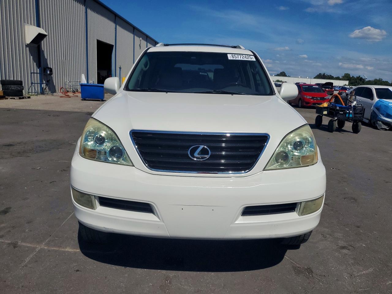 2008 Lexus Gx 470 White vin: JTJBT20X380151612