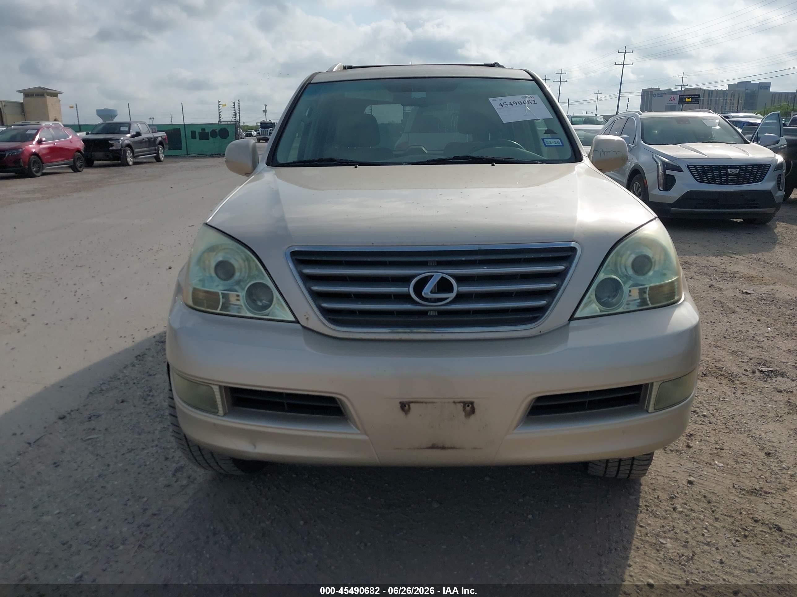 2008 Lexus Gx 470   Gold vin: JTJBT20X380160780