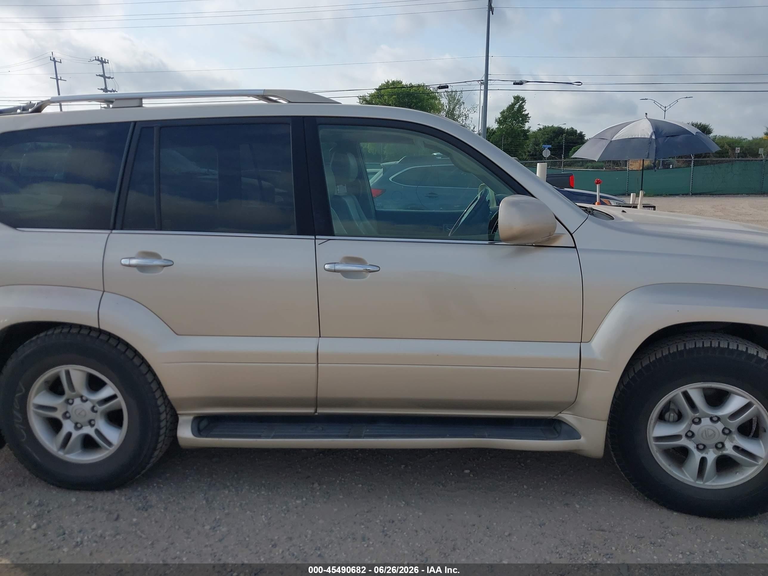 2008 Lexus Gx 470   Gold vin: JTJBT20X380160780