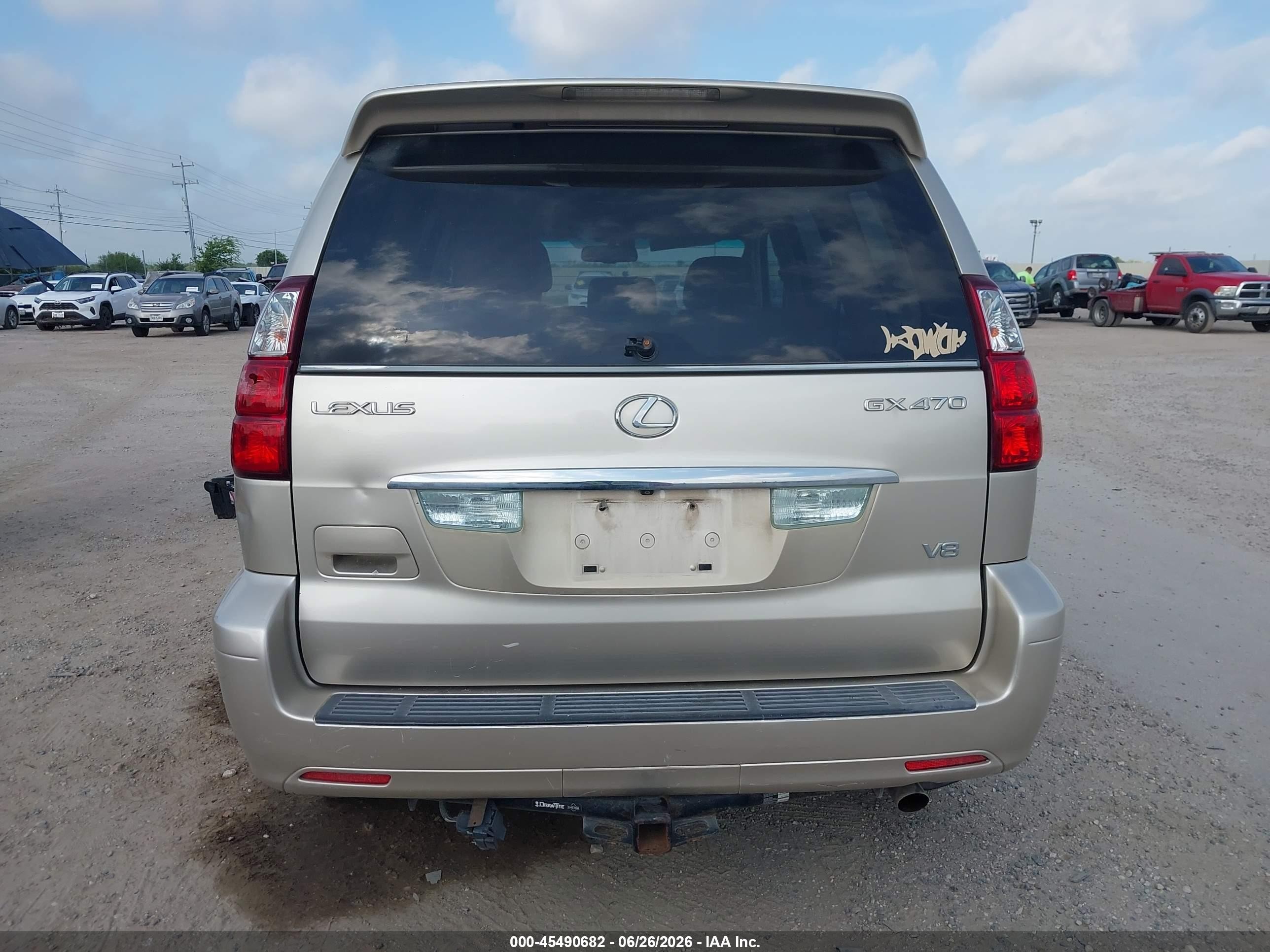 2008 Lexus Gx 470   Gold vin: JTJBT20X380160780