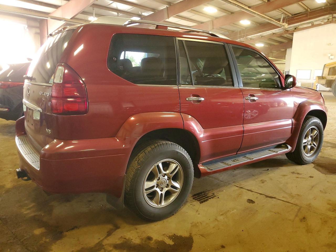 2008 Lexus Gx 470 Burgundy vin: JTJBT20X380164568