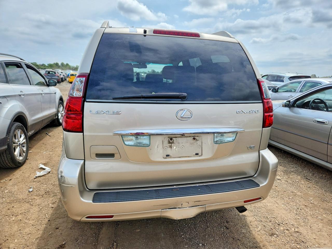 2008 Lexus Gx 470 Beige vin: JTJBT20X380170354