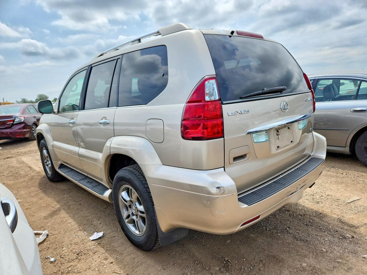 2008 Lexus Gx 470 Beige vin: JTJBT20X380170354