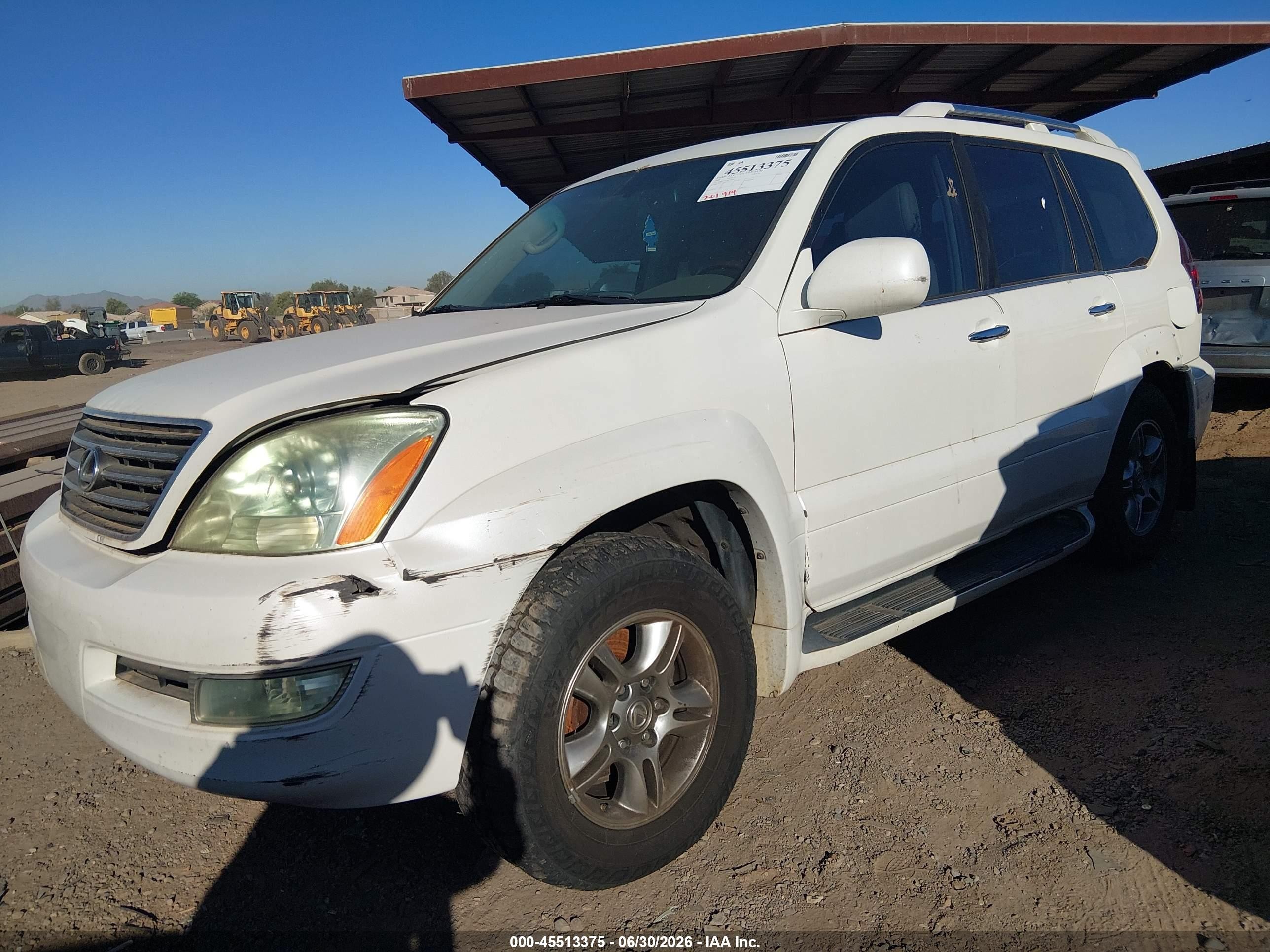 2009 Lexus Gx 470   Белый vin: JTJBT20X390174003