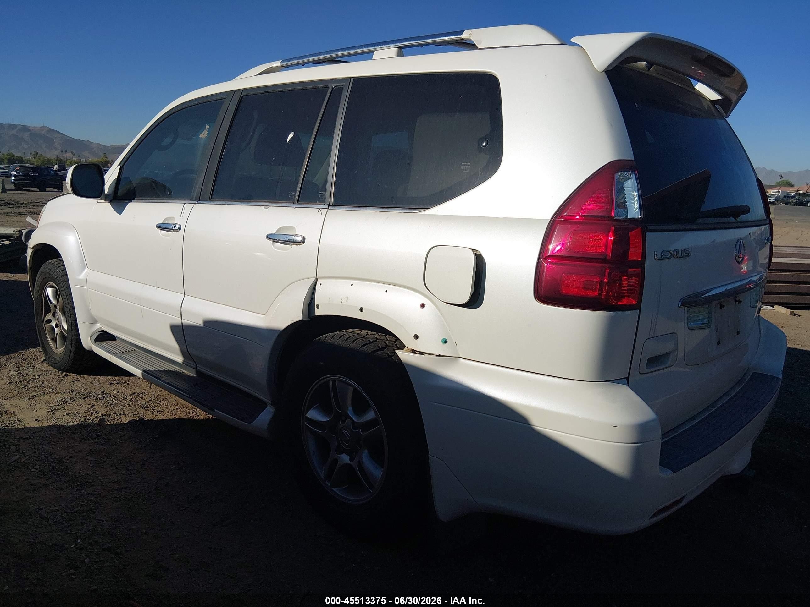 2009 Lexus Gx 470   Белый vin: JTJBT20X390174003