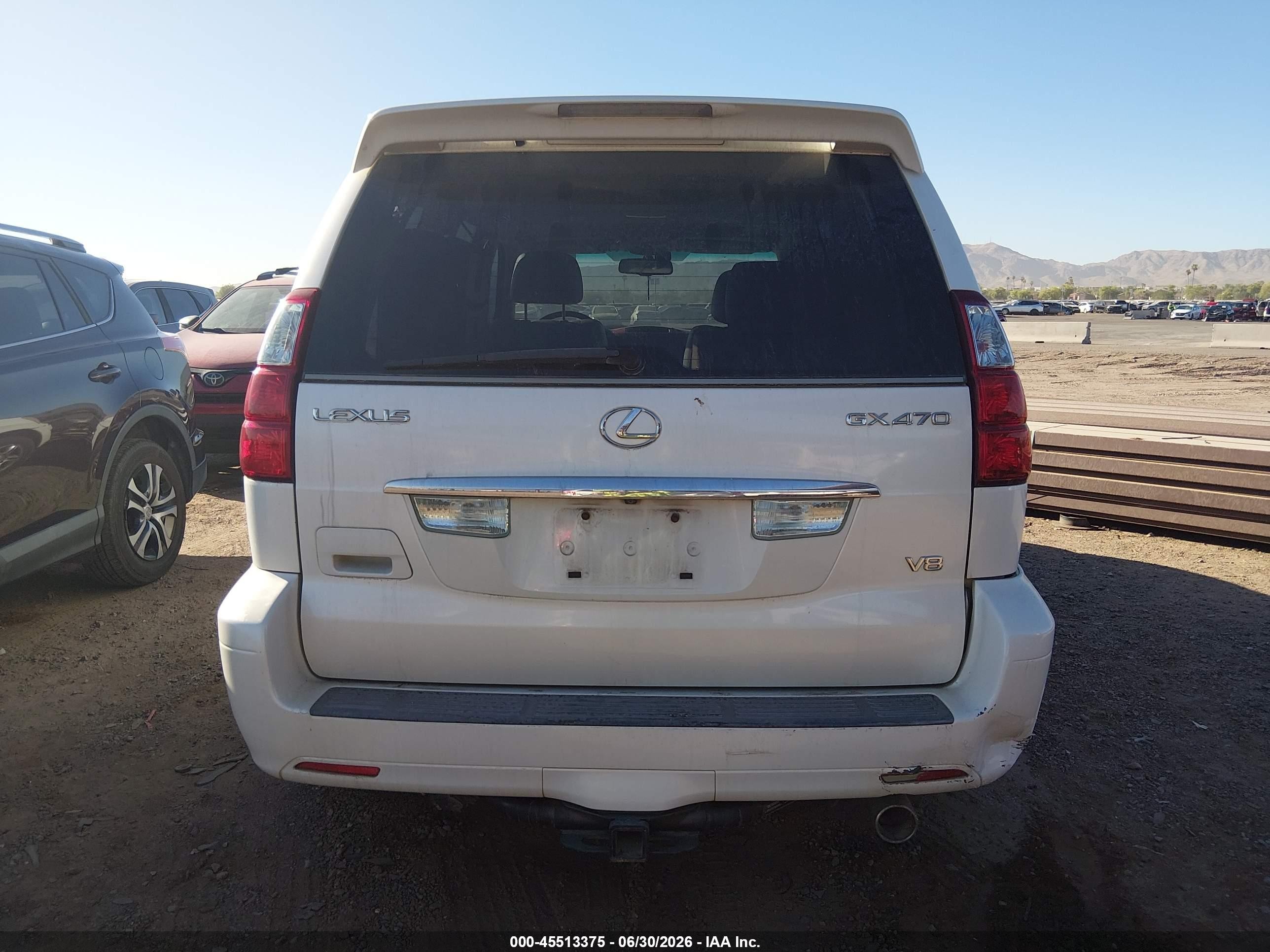 2009 Lexus Gx 470   Белый vin: JTJBT20X390174003