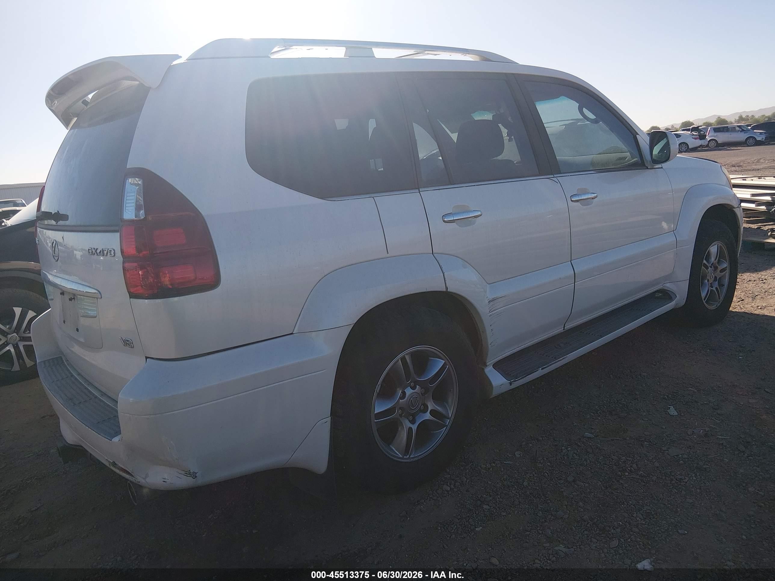 2009 Lexus Gx 470   Белый vin: JTJBT20X390174003
