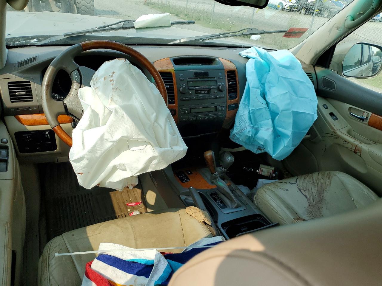 2003 Lexus Gx 470 Beige vin: JTJBT20X430004126