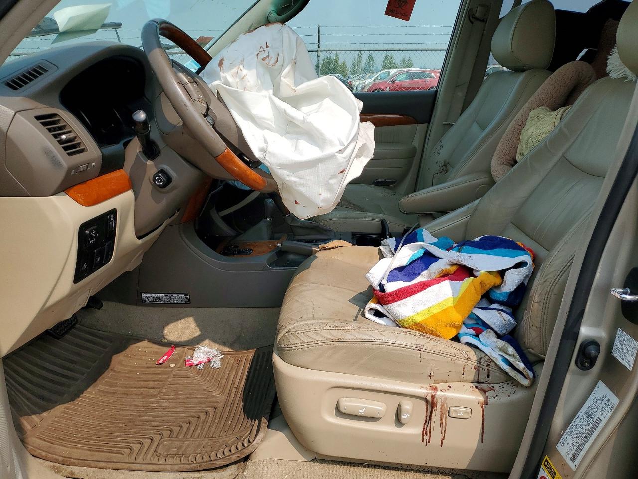 2003 Lexus Gx 470 Beige vin: JTJBT20X430004126
