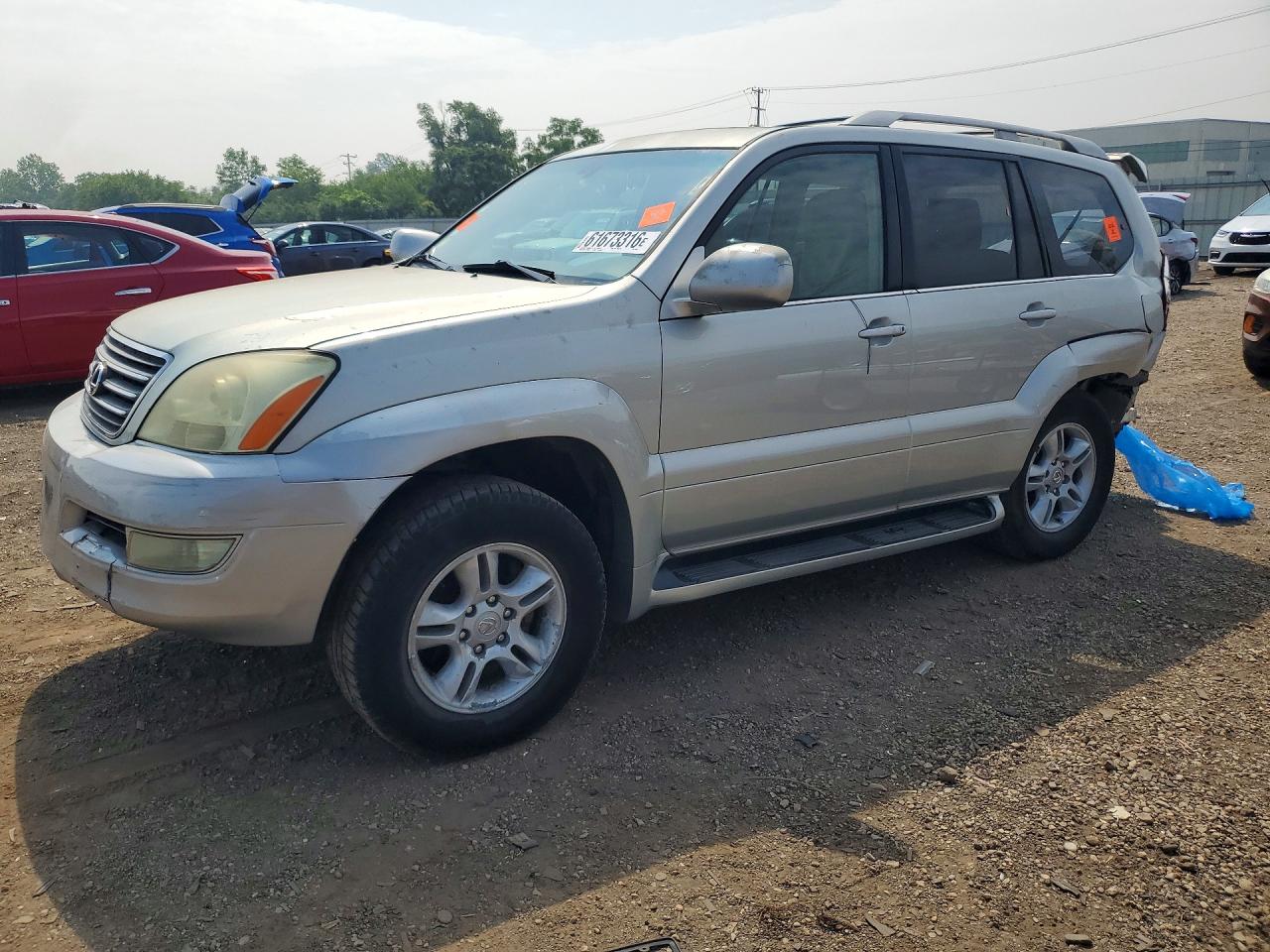 2003 Lexus Gx 470 Silver vin: JTJBT20X430009018
